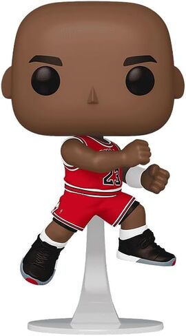 Pop Basketball: Bulls - Michael Jordan 1989 "The Shot Vinyl Figure Bundled with Box Protector Compatible for Funko in Saudi Arabia