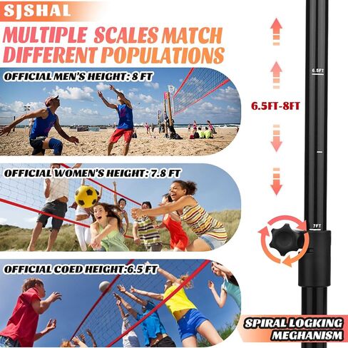 Protable Volleyball Training Equipment for Hitting Serving Passing, Volleyball Practice Net Station with Adjustable Front Net for Team Or Solo Training, Easy Setup Volleyball Training Net in Saudi Arabia