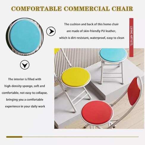 Compact Portable Backrest air, Folding air Indoor Dining, Modern Minimalist Event air, Outdoor Camping Folding air, for Dormitory in Saudi Arabia