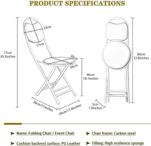 Compact Portable Backrest air, Folding air Indoor Dining, Modern Minimalist Event air, Outdoor Camping Folding air, for Dormitory in Saudi Arabia