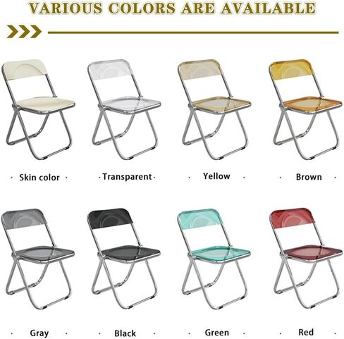 Fashion Transparent Folding air, Folding air Indoor Comfortable, Home Portable Dining air, Cafe Photo Backrest air, for Milk Tea Shop in Saudi Arabia