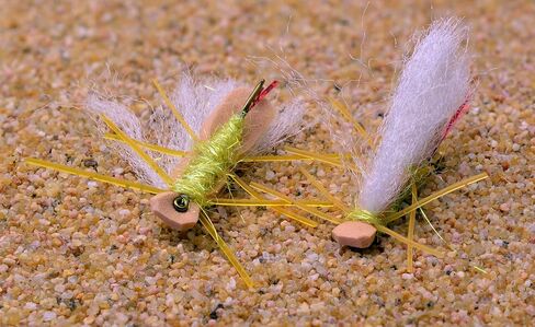 1 Doz Foam Chubby Chernobyl Hopper Pink Dry Fishing Fly - Hook Size #8 in Saudi Arabia