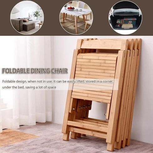 Folding Backrest air Folding Home Simple Entertaining Guests Fold Up air with Backrest, Dining Room Portable Dining air, Load-Bearing 150kg/330.7lb in Saudi Arabia