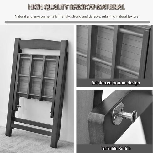 Folding Backrest air Folding Home Simple Entertaining Guests Fold Up air with Backrest, Dining Room Portable Dining air, Load-Bearing 150kg/330.7lb in Saudi Arabia