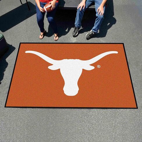 FANMATS 3176 Texas Longhorns Ulti-Mat Rug - 5ft. x 8ft. | Sports Fan Area Rug, Home Decor Rug and Tailgating Mat in Saudi Arabia