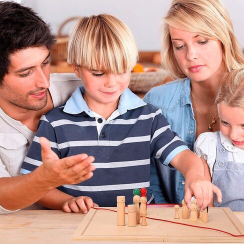 Constellation Board Relationship Board 44 Parts for Coaching Family Constellation systemic Coaching Supervision Facilitation with Manual 34 Figures Many Extras, Made of Wood in Saudi Arabia