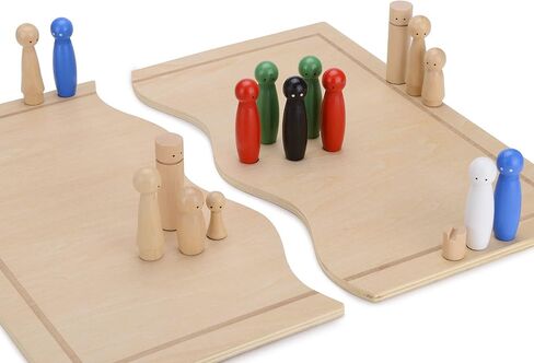 Constellation Board Relationship Board 44 Parts for Coaching Family Constellation systemic Coaching Supervision Facilitation with Manual 34 Figures Many Extras, Made of Wood in Saudi Arabia