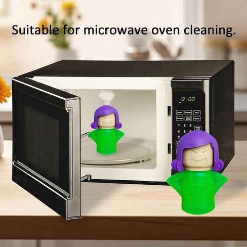 Parfiner Microwave Cleaner Angry Mama Easy Steam تنظف مع الخل والماء للمنزل والمطابخ in Saudi Arabia