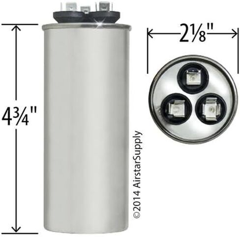P291-3554RS - 35 + 5 UF MFD 440 VOLT VAC - Bryant Round Dual Run Empgrade in Saudi Arabia