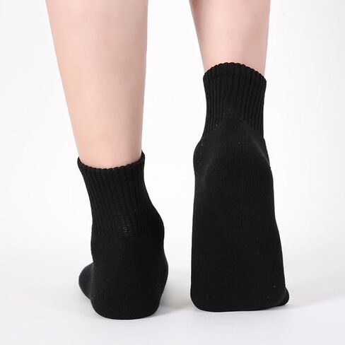 10-Pair Pack Athletic Crew Socks for Men, Soft and Breathable Mid-calf Socks Men (Black 9000) in Saudi Arabia
