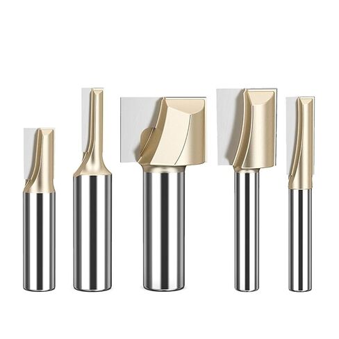 Cleaning Bottom Bit Engraving Woodworking Tools Wood Board End 1/4 1/2 Router Bit 6mm 8mm Shank 1Pcs(1-2x1-3-8) in Saudi Arabia