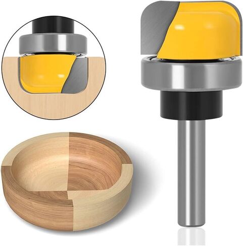1-1/8 Inch Diameter BowlTray Template Router Bit 1/4 Inch Shank 1Pcs in Saudi Arabia