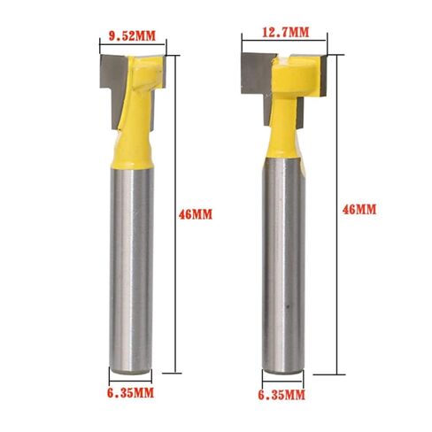 جهاز التوجيه t-slot لـ 1/4 hex bolt 8mm 1/4 shank 2pcs (6.35mm shank) in Saudi Arabia