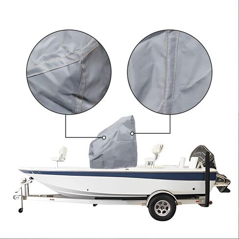 GXYWADY 44 H X 30 L X 40 W Center Console Boat Cover Heavy Duty 600D Marine Grade Polyester Helm Cover Replacement for Center Console Boat in Saudi Arabia