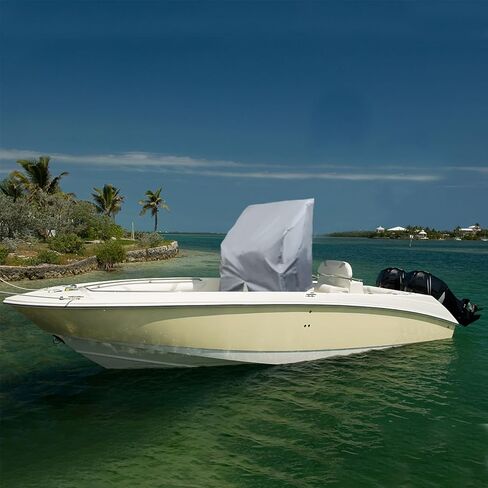 GXYWADY 44 H X 30 L X 40 W Center Console Boat Cover Heavy Duty 600D Marine Grade Polyester Helm Cover Replacement for Center Console Boat in Saudi Arabia
