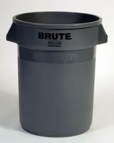 حاوية غاشمة في Rubbermaid Round Round Round ، 32 جالًا ، بلاستيك ، أحمر in Saudi Arabia