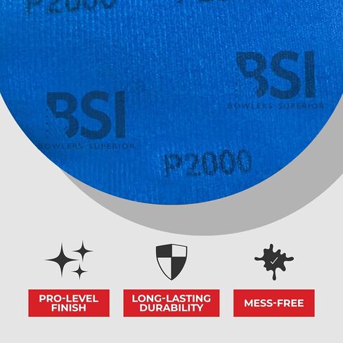قرص Sanding BSI لكرات البولينج - 180 مجموعة من وسادة الحصى لآلة الظهور ، أو الدوار للكرة ، أو تنظيف اليد in Kuwait