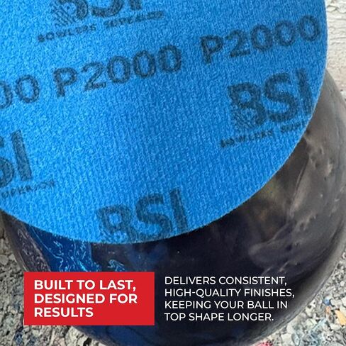 قرص Sanding BSI لكرات البولينج - 180 مجموعة من وسادة الحصى لآلة الظهور ، أو الدوار للكرة ، أو تنظيف اليد in Kuwait