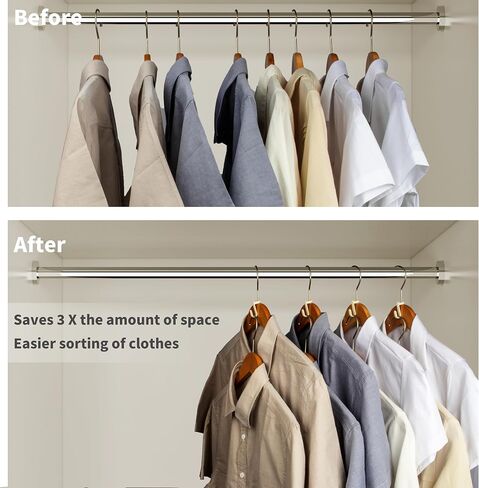 100pcs شماعات شماعات السنانير ، شماعات توفير المساحة للملابس. Hanger Hooks Saver.Closet Hoosers Hook.College Dorm Essentials ، منظمو الخزانة والتخزين in Kuwait