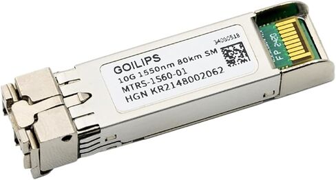 10G الوضع البصري أحادي الوضع الألياف الألياف الضواحي البصرية SFP-10G-1550NM-80KM in Saudi Arabia