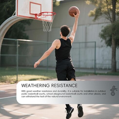 Colorful Basketball Net Heavy Duty Replacement 21",Carbon Steel Chain Basketball net, Anti-Rust Use Indoor Outdoor Standard 12 Loops Basketball Hoop in Saudi Arabia