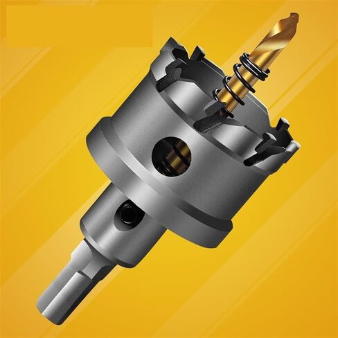 Carbide Tip Core Drill Bit Hole Saw Metalworking for Stainless Steel Alloy Metal Drilling 14-75mm Drill Bit 1Pcs(75MM) in Saudi Arabia