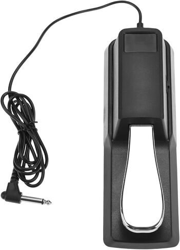 QWORK DOPERAL للوحة المفاتيح ، 1/4 '' PLUP PLUP PEDAL مع مفتاح قطبية ، البيانو الرقمي العالمي in Saudi Arabia