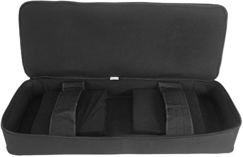 Rockville Best Bag 61 Key Bated Bat Bat-Bag Bag Case ، حشوة رغوة 22 مم ، 600 نايلون من نايلون ، ومقابض مزدوجة ، وتناسب معظم لوحات المفاتيح 61 ، للموسيقيين ودي جي in Saudi Arabia