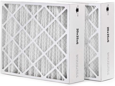 Filters Fast Compatible Replacement for Aprilaire SpaceGard 2200 2250 20x25x6 Air Filter MERV 8 Pleated AC Furnace, Actual Size: 19 3/4 x 24 1/4 x 6 3/8, 2-Pack in Kuwait