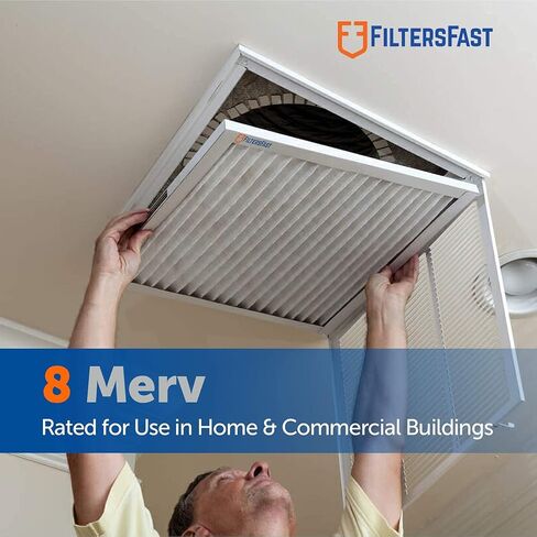 Filters Fast Compatible Replacement for Aprilaire SpaceGard 2200 2250 20x25x6 Air Filter MERV 8 Pleated AC Furnace, Actual Size: 19 3/4 x 24 1/4 x 6 3/8, 2-Pack in Kuwait