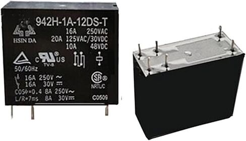 5pcs/Lot الأصلي الترحيل 942H-1A-12DS-T 12VDC 942H-1A-24DS-T 24VDC 942H 1A 12DS T 42H-1A-24DS-T-24V 6PIN 16A (الحجم: 942H-1A-12DS-T 12VDC) in Saudi Arabia