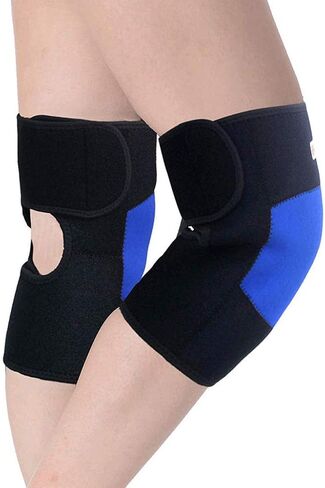 Kneepad- Knee Brace For Arthritis Tendonitis Injury Joint Torn Meniscus Osteoarthritis Tennis Volleyball Basketball Gym Men Women Pain Relief(Blue) in Saudi Arabia