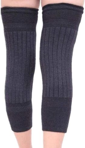 Kneepad-Cashmere Wool Knee Brace Pads Winter Warm Thermal Knee Warmers Sleeve for Women in Saudi Arabia
