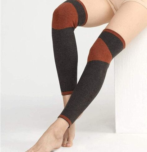 Kneepad-Cashmere Wool Knee Brace Pads Winter Warm Thermal Knee Warmers Sleeve for Women in Saudi Arabia