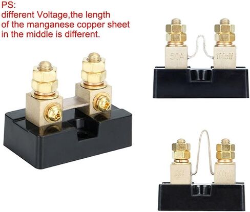 0.25 FL-15 5A 10A 20A 50A 75A 100A 300A 500A 600A 150mV 100mV Brass Current Mount DC Shunt Resistance with Base 1Pcs(600A,0.25 Class_150MV) in Saudi Arabia