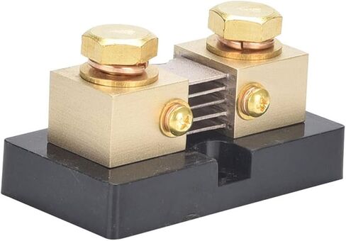 0.25 FL-15 5A 10A 20A 50A 75A 100A 300A 500A 600A 150mV 100mV Brass Current Mount DC Shunt Resistance with Base 1Pcs(600A,0.25 Class_150MV) in Saudi Arabia