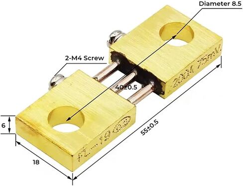 FL-19 Shunt 300A 75mV Welding Machine Brass Resistor DC Shunts 1Pcs in Saudi Arabia