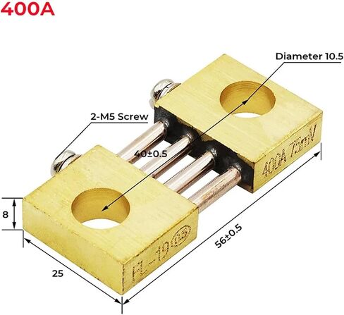DC Diverter FL-19 400A 500A 75MV لوحة مقاومة تحويلة الحالية 1PCS (500A) in Saudi Arabia