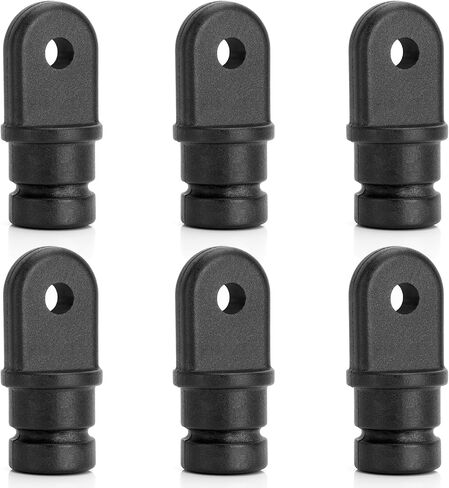 6X Nylon Bimini Top Eye End Cap, Round Inside Eye End, Lightweight, 7/8-Inch Outer Diameter, Ideal for Marine, Boats, Yachts, Ships 6PCS in Saudi Arabia