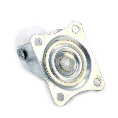 4PCS 1inch Wheels Castor 10Kg Universal Swivel Casters White PP Nylon Dual Roller Bearing Wheel in Kuwait