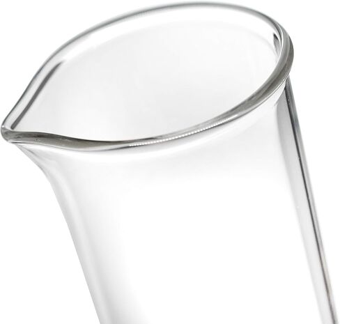 EISCO Graduated Cylinder, 500ml - ASTM, Class B Tolerance ±4.00ml - Protective Collar, Hexagonal Base - White Graduations - Borosilicate 3.3 Glass in Saudi Arabia
