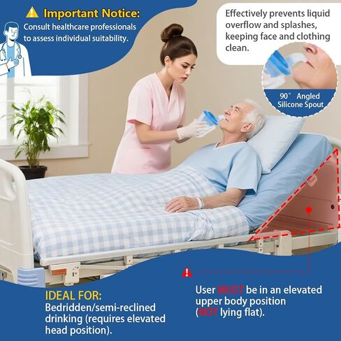 Dysphagia Cups for Swallowing People, Provale Cup 5CC or 10CC of Liquid Each Time for Prevent Chocking (Blue) in Kuwait