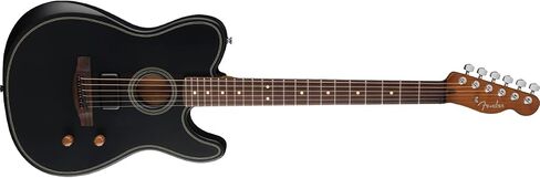 Fender Acoustasonic Standard Telecaster Acoustic-electric Guitar - Black in Saudi Arabia