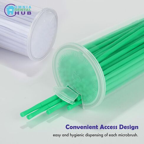 400 PCS Dental Grade Pollo Adventable Defactable Dental Approachors by Omnia One | نصائح خالية من الوبر ، قابلة للانحناء-موضع دقيق للمواد-مثالية للمحترفين ، مواد مانعة للتسرب ، عوامل الترابط in Kuwait