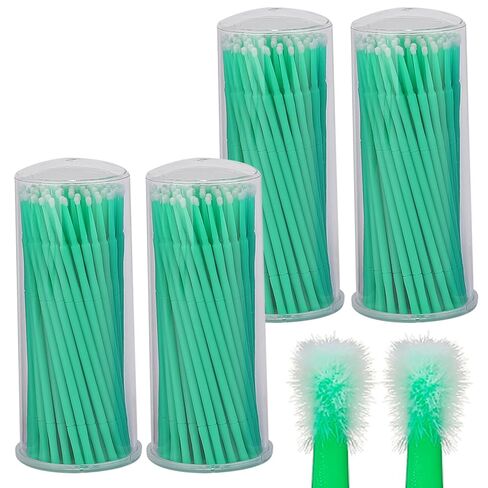 400 PCS Dental Grade Pollo Adventable Defactable Dental Approachors by Omnia One | نصائح خالية من الوبر ، قابلة للانحناء-موضع دقيق للمواد-مثالية للمحترفين ، مواد مانعة للتسرب ، عوامل الترابط in Kuwait