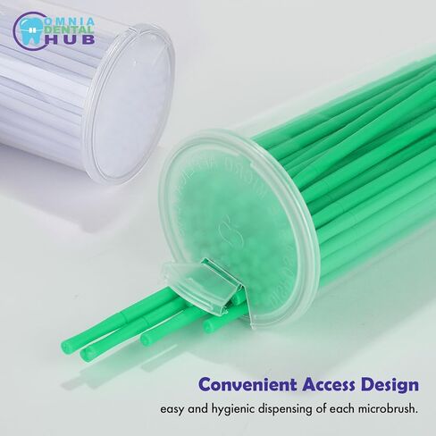 400 PCS Dental Grade Pollo Adventable Defactable Dental Approachors by Omnia One | نصائح خالية من الوبر ، قابلة للانحناء-موضع دقيق للمواد-مثالية للمحترفين ، مواد مانعة للتسرب ، عوامل الترابط in Kuwait