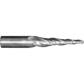 1/8 "طرف ديا. x 2-1/2" طول الفلوت - مطحنة نهاية مدببة كربيد صلبة - 5 درجة لكل جانب ، نهاية الكرة in Saudi Arabia