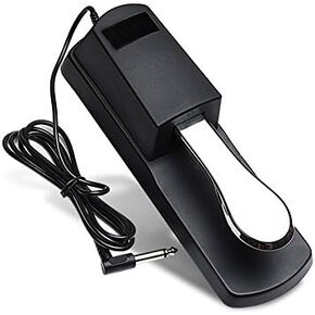 MaxLLTo Sustain Keyboard Pedal For Casio Privia PX-3 PX-3BK PX-3S PX-5 PX-5SWE PX-7 PX-7WE PX-A100 PX-130 PX-135 PX-150 PX-160 PX-330 PX-350 PX-360, Silver in Kuwait