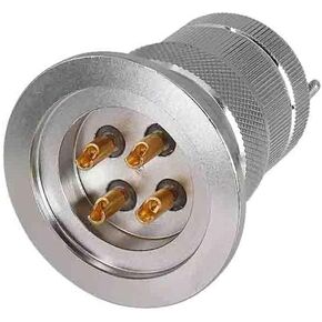 موصل الطيران المختوم KF40-04 4 دبوس الزجاج مغلق من الذكور والإناث لتوصيل الفراغ in Kuwait