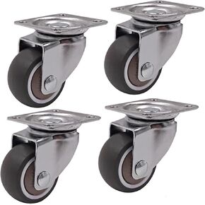 2inch Super Mute Wheels Casters Wheel Diameter 50mm,Bear 40kg for Furniture Sofa Showcase 4Pcs in Saudi Arabia